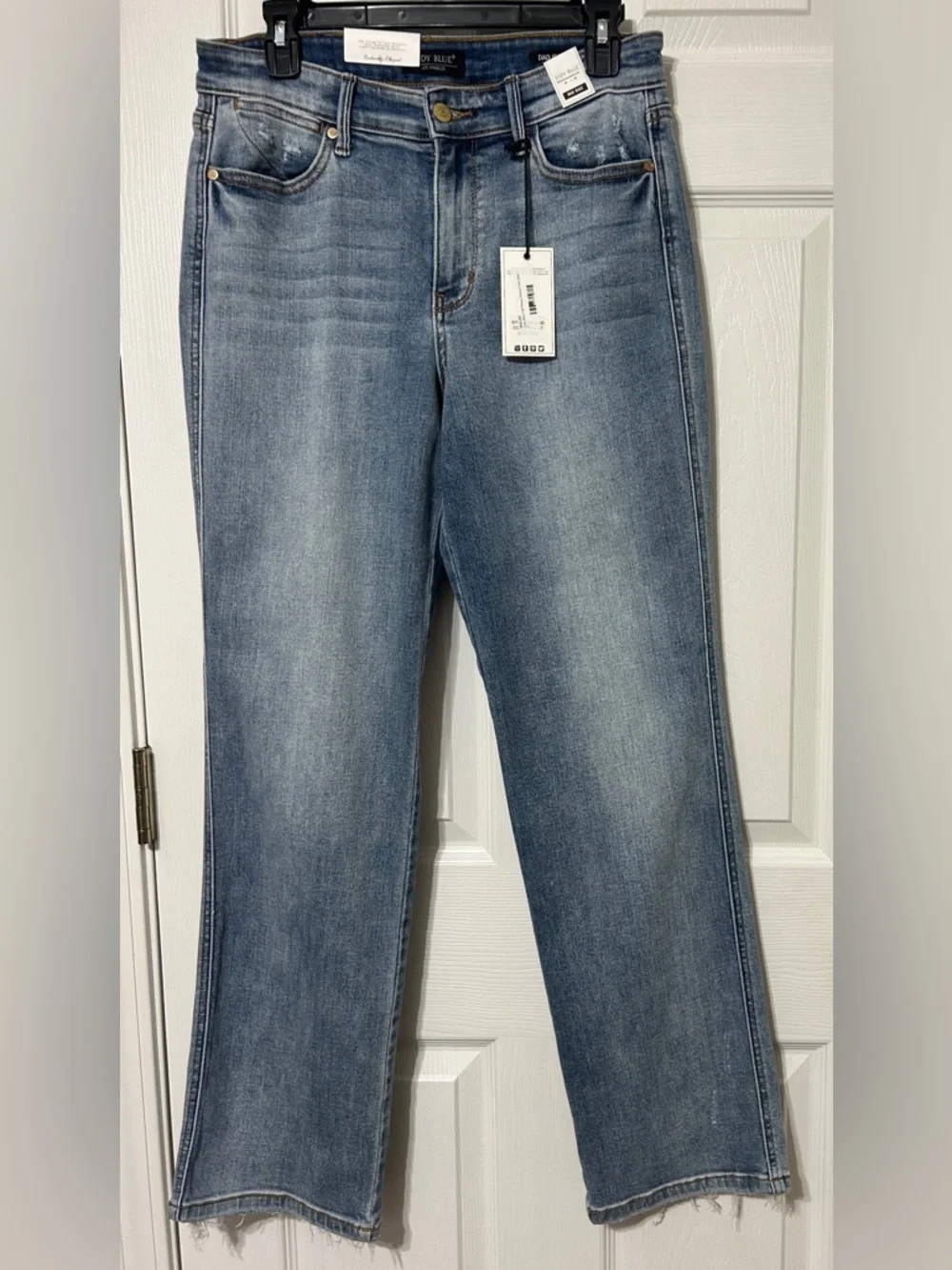 Judy Blue Mid Rise Dad Jeans Cell Phone Pocket Style 82540 NWT Women’s Size 9/29 - Picture 5 of 10